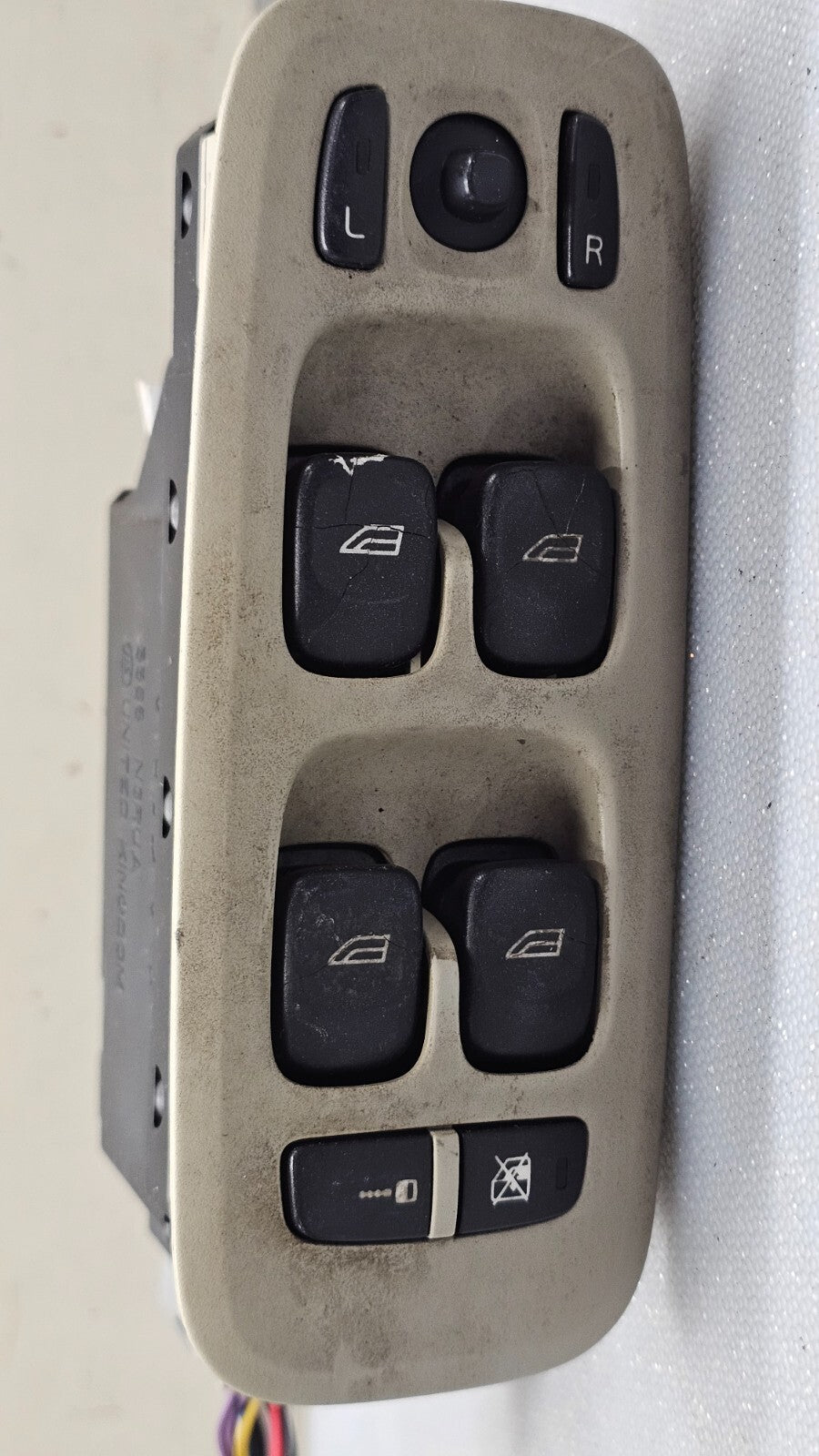 99-14 VOLVO S60 S80 V70 XC90 Front Left Driver Door Master Window Switch LT TAN