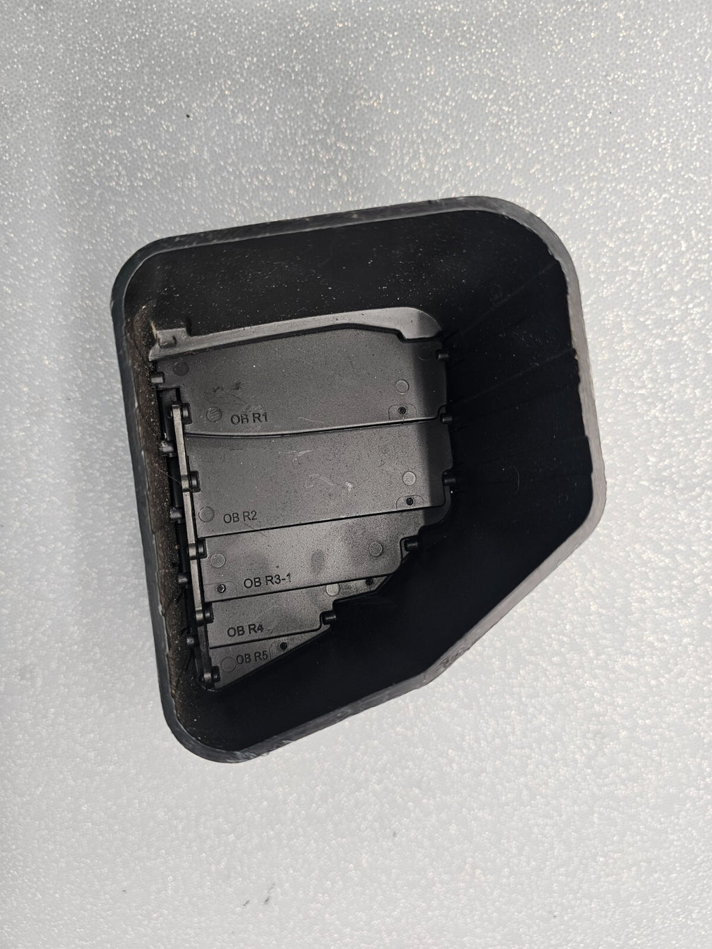 🔥11-14 CHRYSLER 200 DASH PASSENGER AC HEATER AIR VENT CONDITIONER SILVER/BLACK