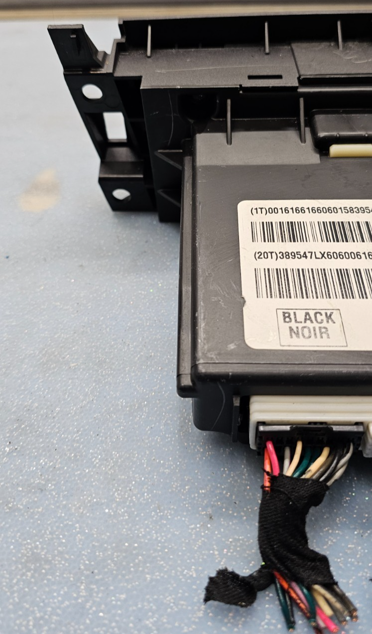 🔥08-09 Cadillac SRX Dash AC HVAC A/C Heater Temperature Climate Control Black