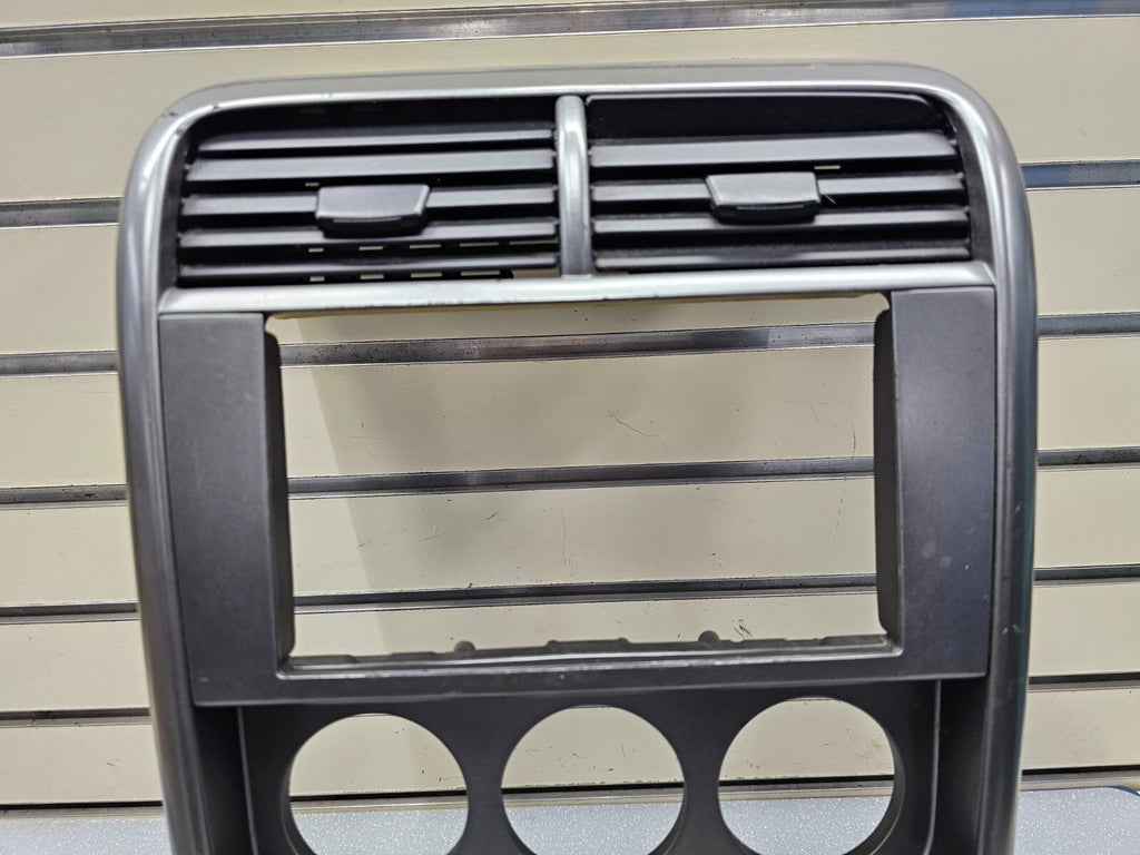 🔥03-06 Honda Element Center Dash Radio Surround Bezel Trim Panel Climate Silver
