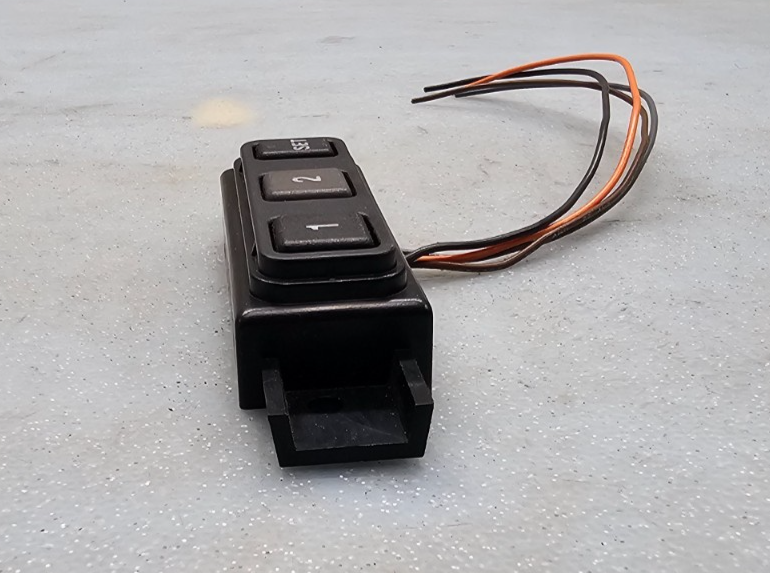🔥99-04 Jeep Grand Cherokee Left Driver Front Memory Seat Selector Switch BLACK