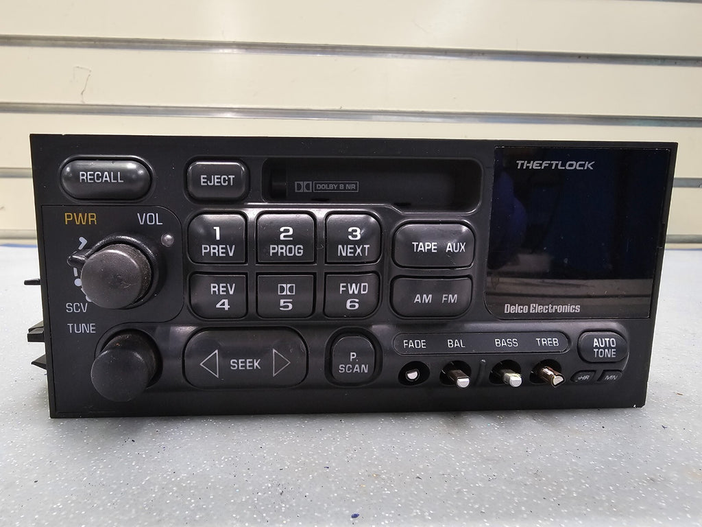 95-02 GMC Safari Chevy Truck C/K Silverado Dash AM FM Radio Receiver Stereo OEM