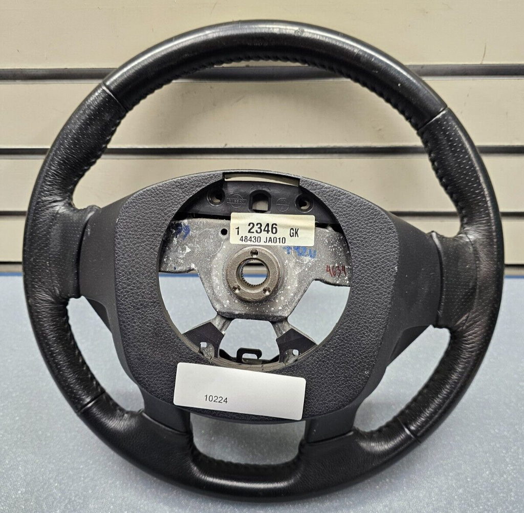 🔥07-12 Nissan Altima Left Driver Steering Column Wheel Cover Leather Black OEM