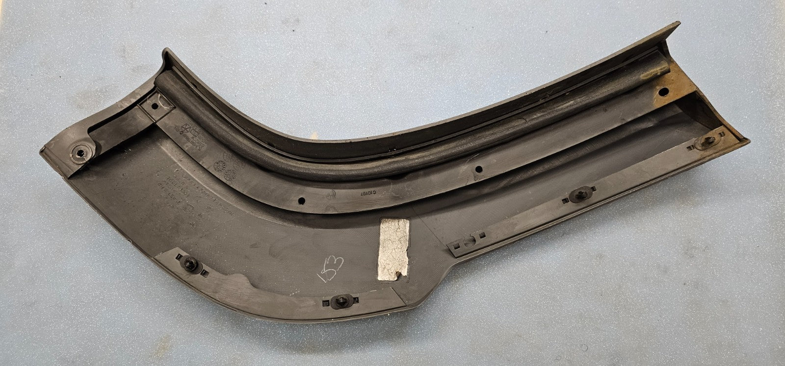 🔥02-07 Jeep Liberty Right Rear Door Fender Flair Extension Molding Gray