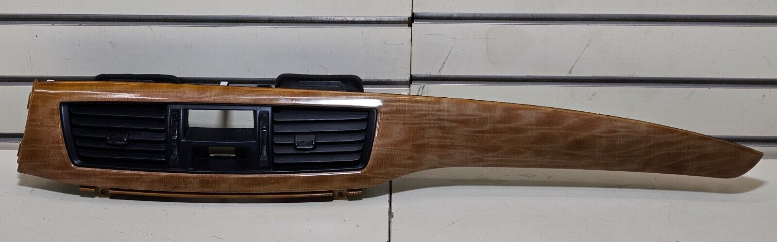 🔥02-07 Mitsubishi Lancer Dash Front Center Trim Bezel Panel Air Vent Woodgrain