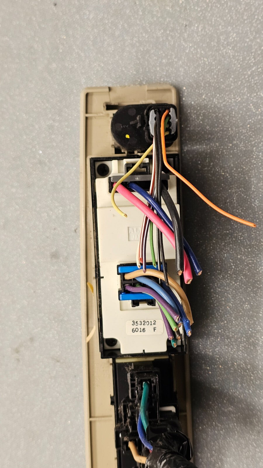 🔥94-96 Deville Door Left Driver Master Power Window Mirror Switch Tan OEM