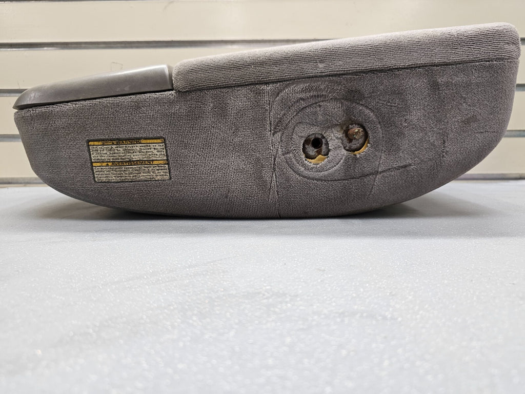 🔥97-03 Ford F150 Center Console JUMP SEAT Cloth/Leather Cup Holder LT GRAY JS6
