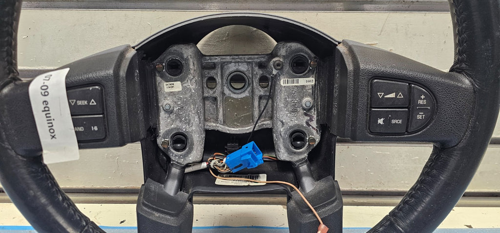 🔥05-06 CHEVROLET EQUINOX STEERING WHEEL CRUISE CONTROL BLACK OEM