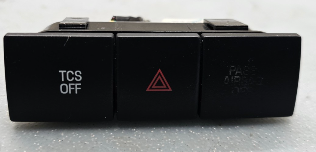 🔥06-09 FUSION MERCURY MILAN CENTER DASH HAZARD BUTTON SWITCH PASS RADIO BEZEL