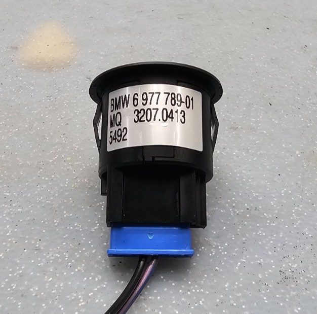 🔥02-08 MINI COOPER RIGHT PASSENGER AIR OFF INDICATOR SWITCH LIGHT UNIT BLACK