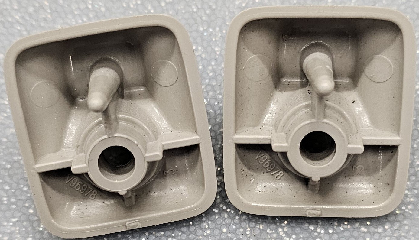 🔥94-01 Dodge RAM PICKUP TRUCK Left Right SUN VISOR Holding CLIPS SET PAIR GRAY