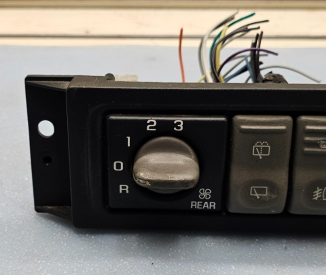 🔥97-05 Montana Silhouette Rear Fan Window Wiper And Fog Control Switch Black
