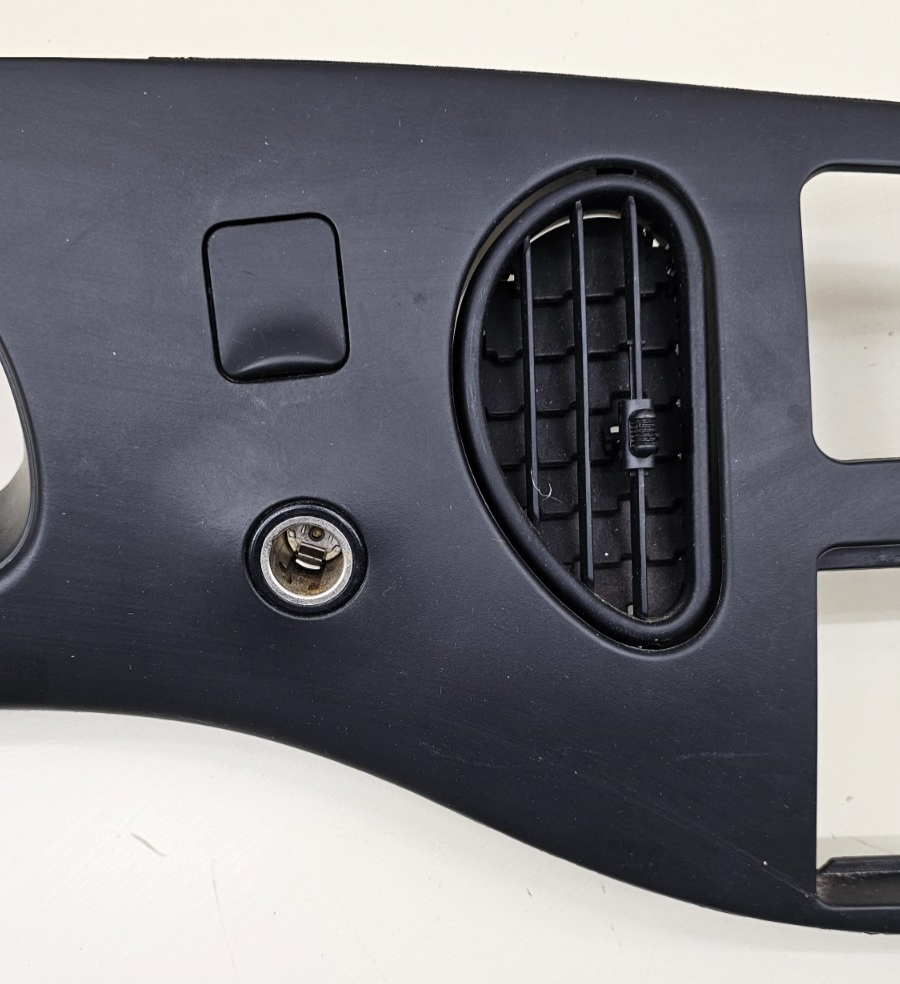🔥97-03 Ford E-150 Econoline Dash Instrument Cluster Bezel Climate Radio Black