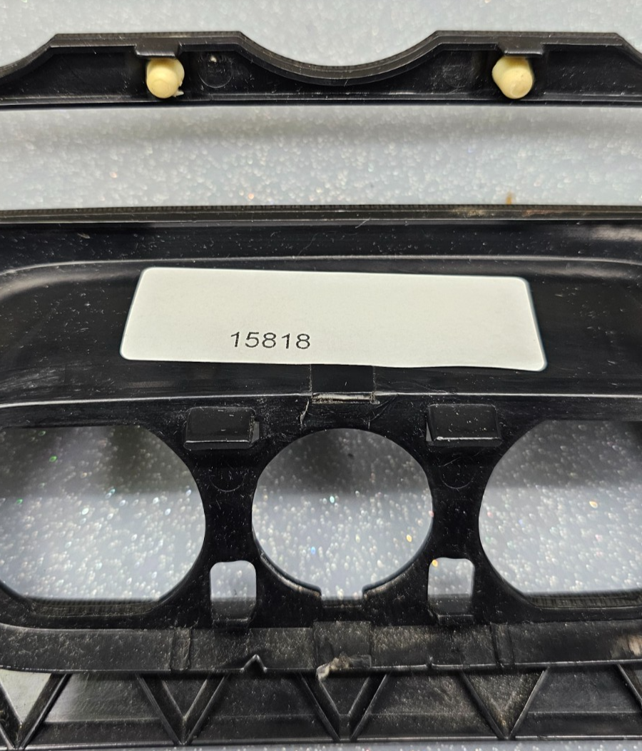 🔥04-08 F150 Dash AM FM Radio Stereo Climate Bezel Trim Panel Carbon Fiber Gray