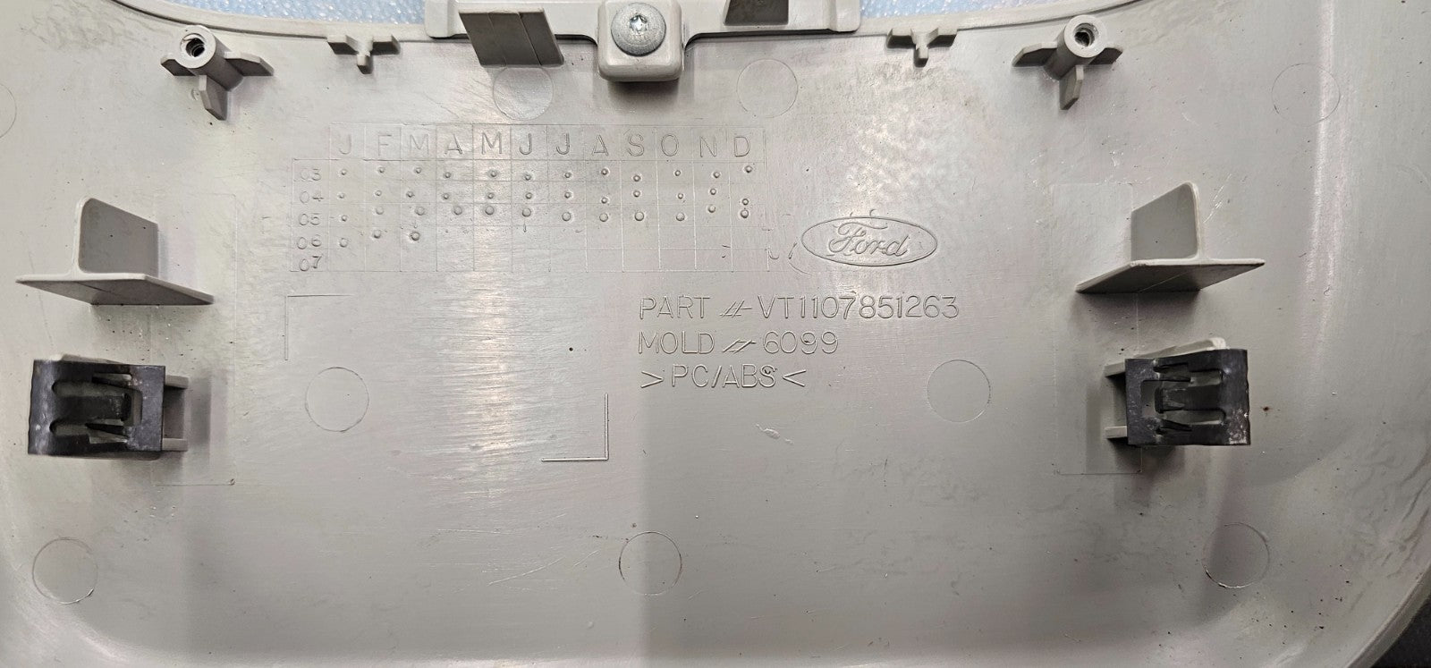🔥04-08 Ford F-150 F150 Overhead Console DOME Light Lamp Roof Storage Tan