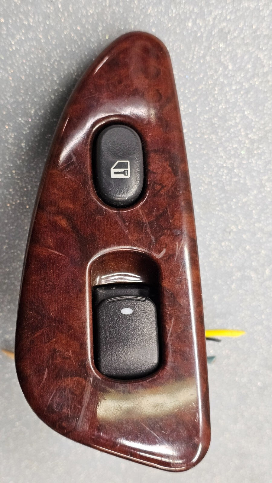 🔥04-07 Chevy Malibu Front Right Passenger Power Window Door Switch Lock Wood