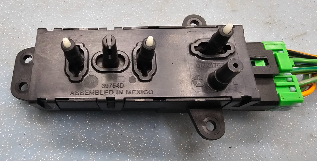 🔥00-07 Chrysler 300M Sebring Caravan Grand Cherokee Power Seat Switch BLACK