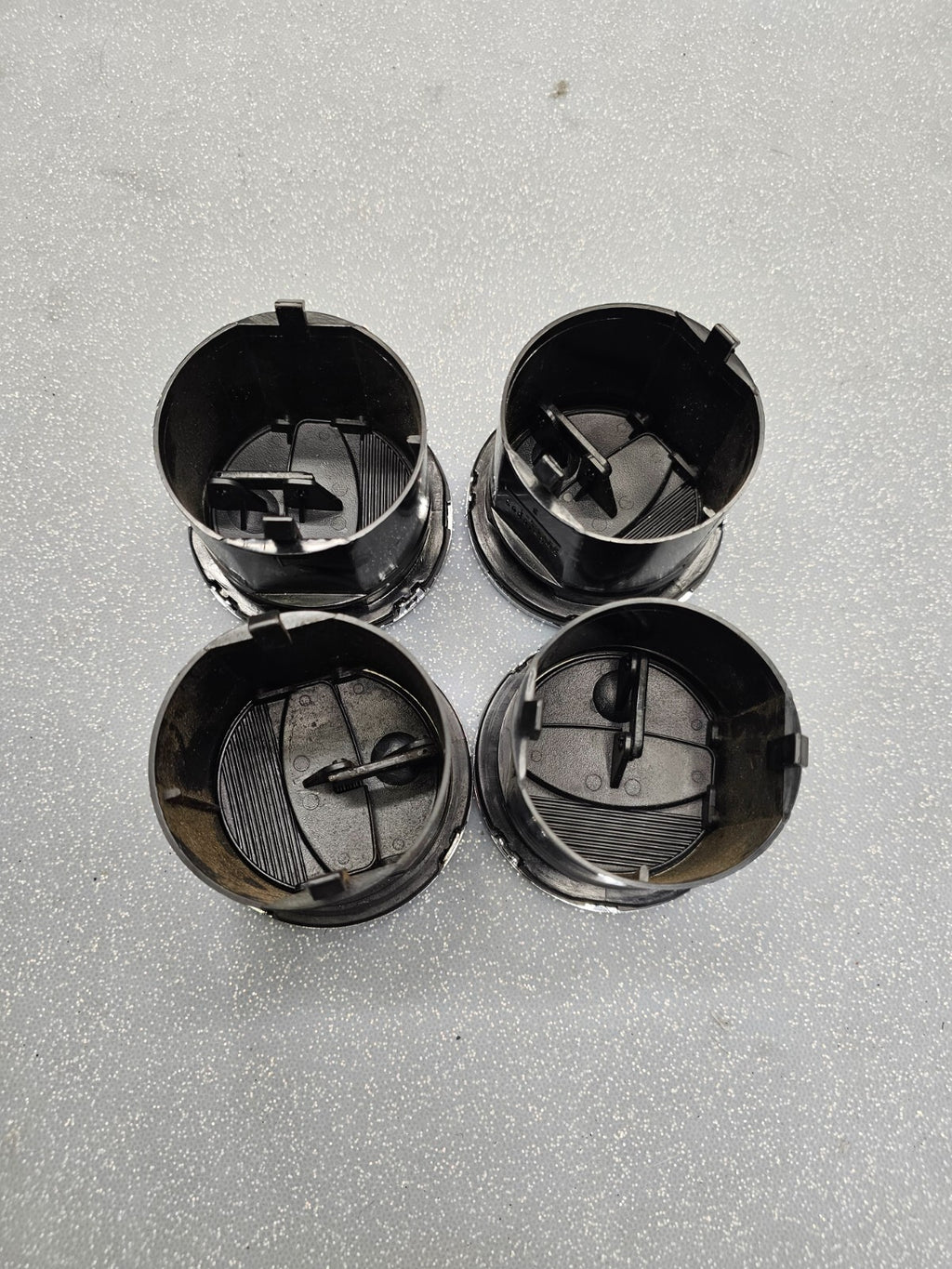 🔥04-08 Ford F-150 Dash A/C Air Vent Heater Temperature BLACK CHROME Set: 4 VT67