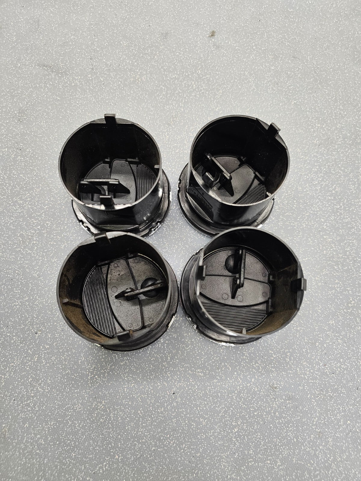 🔥04-08 Ford F-150 Dash A/C Air Vent Heater Temperature BLACK CHROME Set: 4 VT67