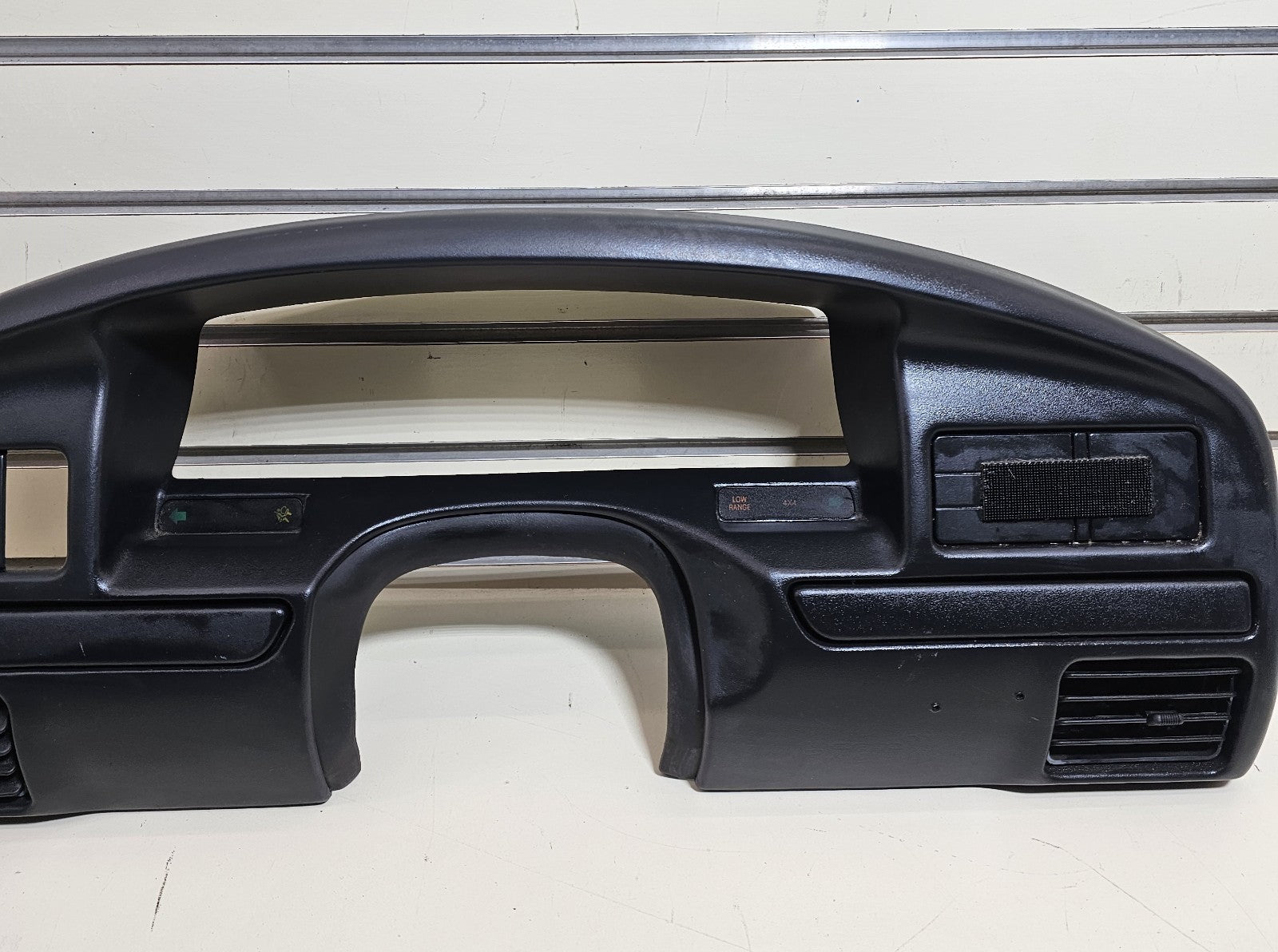 92-96 Ford F150 BRONCO Instrument Cluster Gauge Bezel Dash Trim Panel BLACK C12