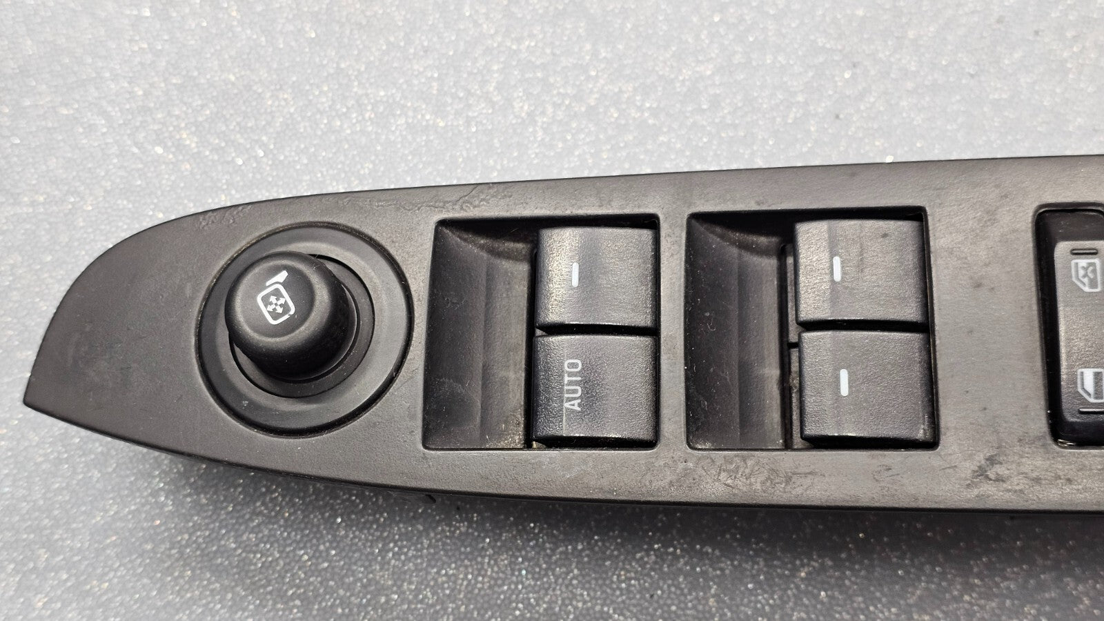 🔥10-12 Fusion Milan MKZ Left Driver Master Door Power Window Switch Lock Black