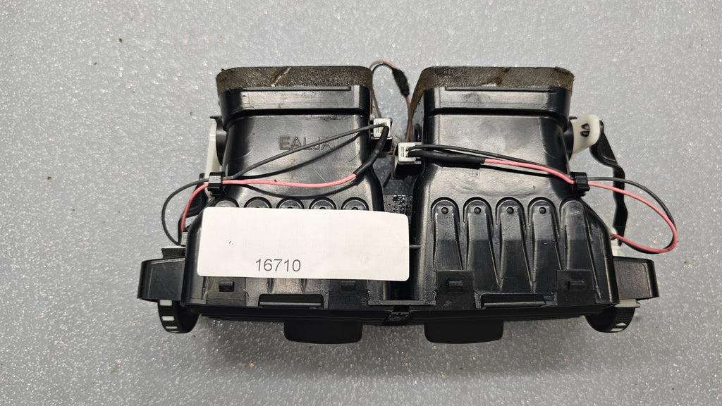🔥09-15 Jaguar XF XFR Rear Back Center Console AC A/C HVAC Air Vent Heater Black