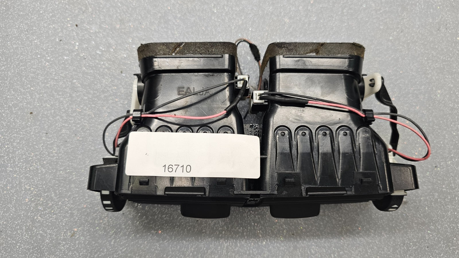 🔥09-15 Jaguar XF XFR Rear Back Center Console AC A/C HVAC Air Vent Heater Black