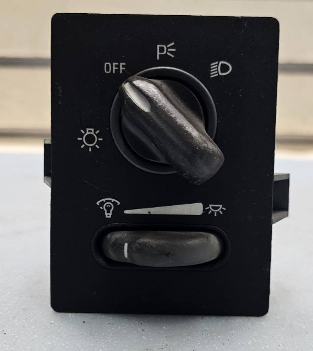 🔥97-03 GRAND PRIX FRONT FOG LEFT DRIVER LIGHT HEADLIGHT DIMMER SWITCH BLACK OEM