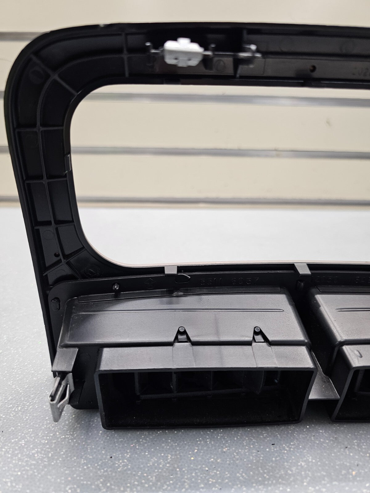 🔥99-04 Jeep Grand Cherokee Center Dash RADIO Bezel A/C Air Vent Trim SILVER