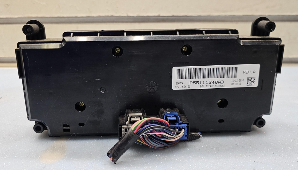 🔥11-20 Grand Caravan Dash A/C AC HVAC Heater Temperature Climate Control Black