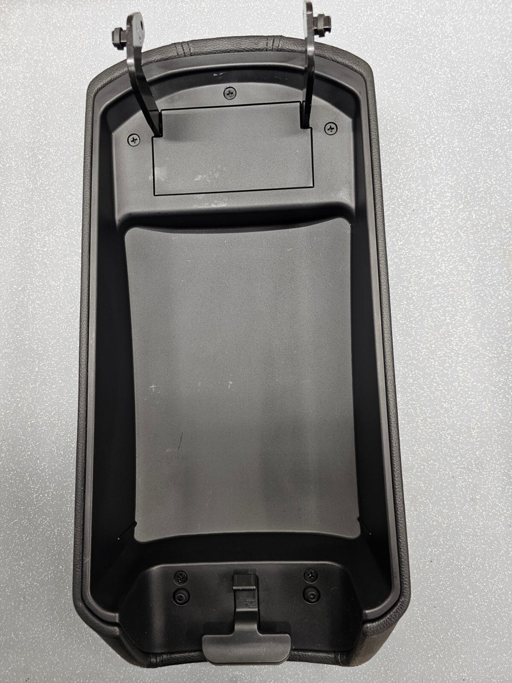 🔥11-14 HYUNDAI SONATA FRONT CENTER CONSOLE ARM REST LID COVER TOP PAD BLACK OEM