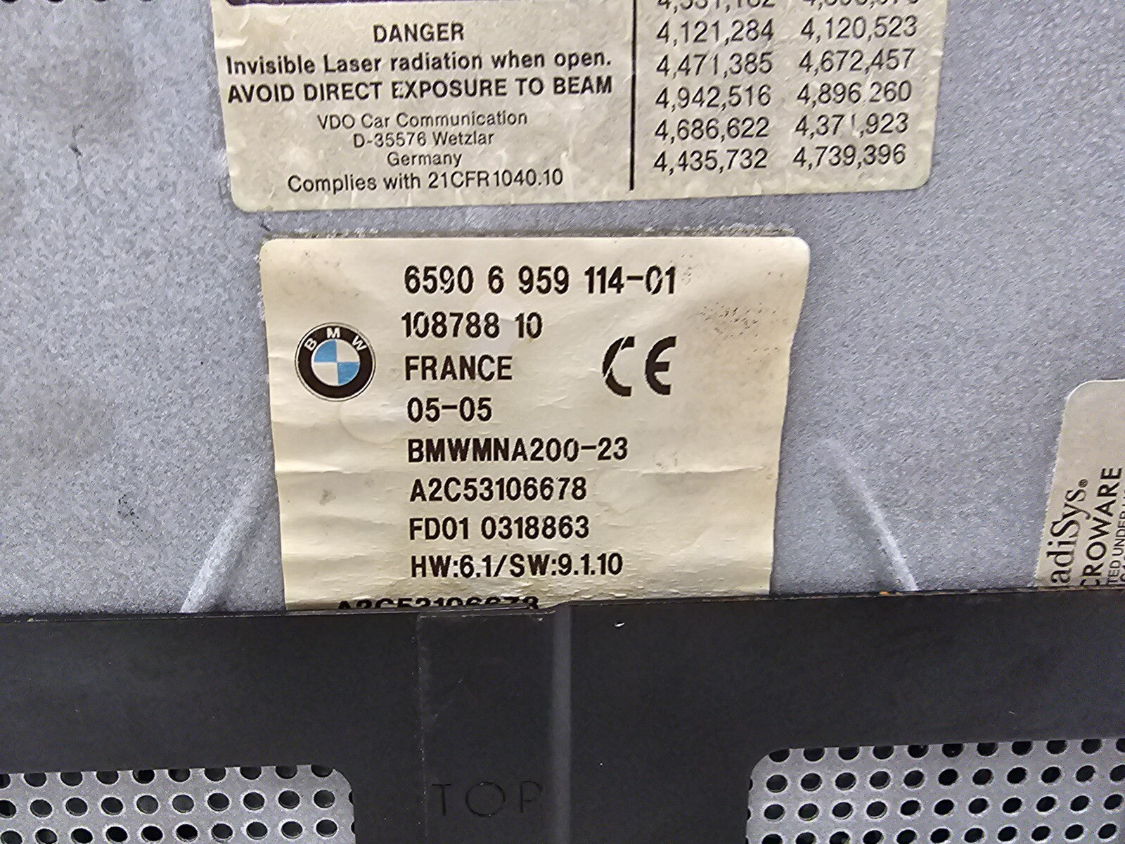 🔥02-04 BMW E60 E61 E63 M5 Navigation CD Radio NAVIGATION DVD SYSTEM