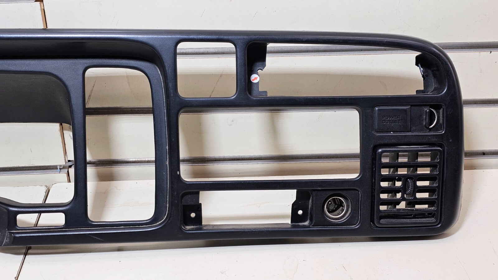 🔥94-97 Dodge Ram Dash Instrument Speedometer Cluster Trim Bezel Panel Black