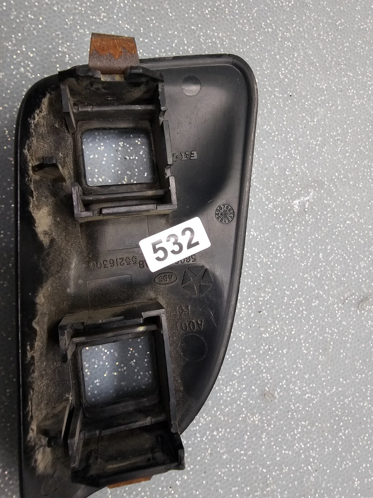 🔥98-01 Dodge RAM 1500 2500 Power Window Switch Front RIGHT Passenger BLACK WS10