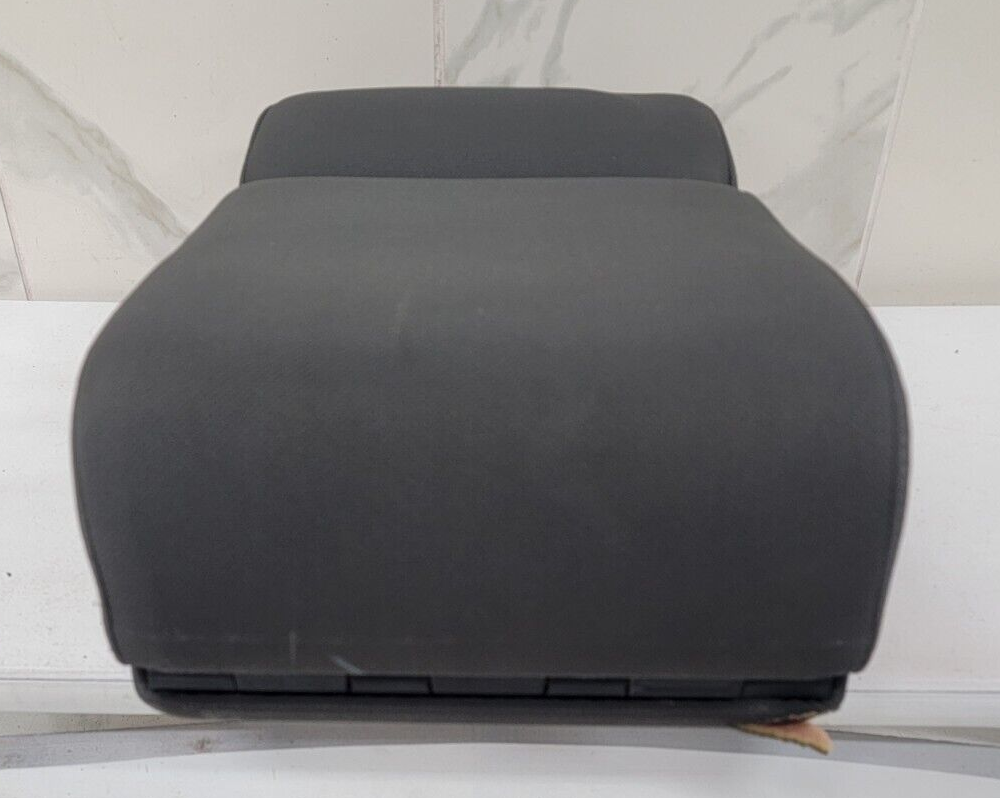 04-08 Ford F-150 Jump Seat Center Console Armrest Cup Holder Cloth Dark Gray JS1