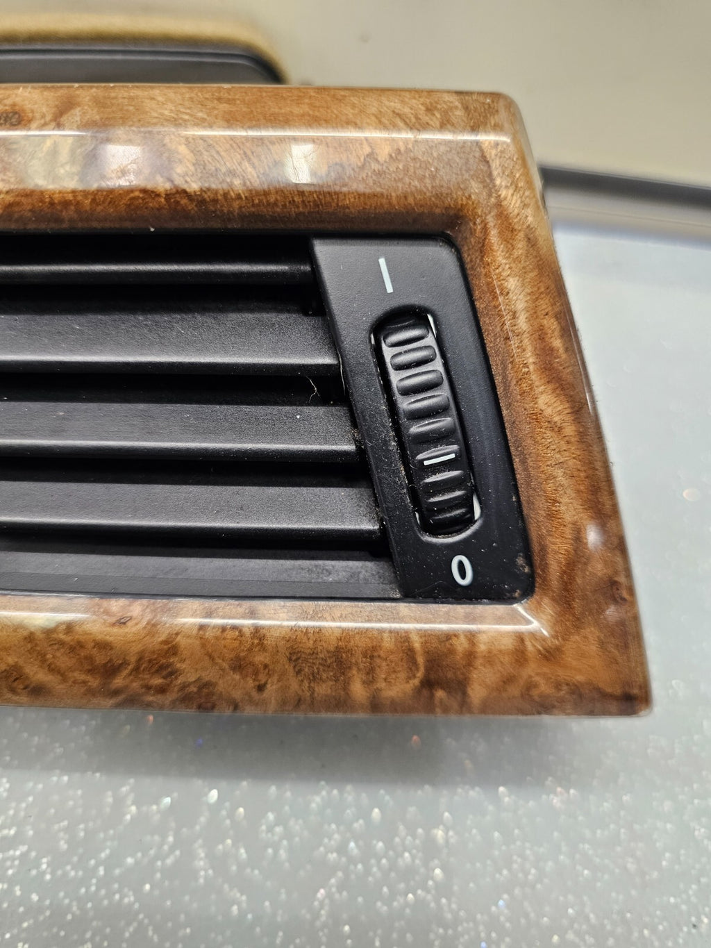 🔥04-10 BMW 535I 525I 530I 550I Dash Left Driver A/C HVAC Air Vent Heater Wood