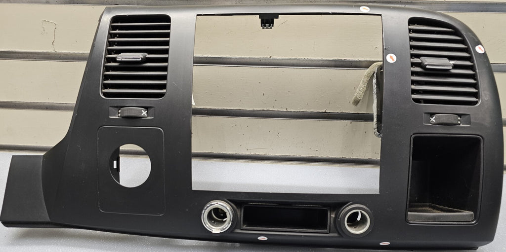 🔥07-14 Silverado SIERRA Center Dash Radio Bezel AC Climate Trim Panel Black B6
