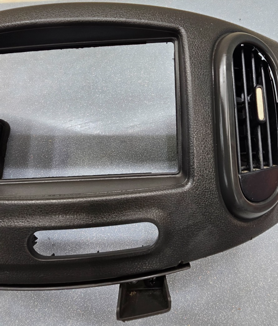 🔥09-14 Nissan Cube Front Dash Center Radio Trim Bezel Panel Black OEM