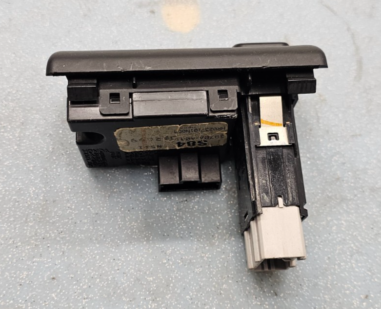 🔥98-02 Honda Accord Center Dash Clock Hazard Switch Board Digital Button Black