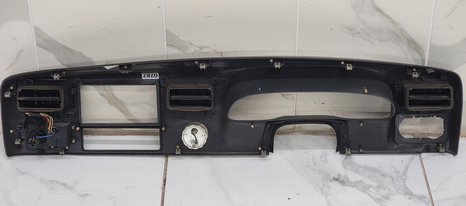 🔥99-04 Ford F250 F350 Dash Instrument Cluster Speedometer Bezel Panel Gray C22