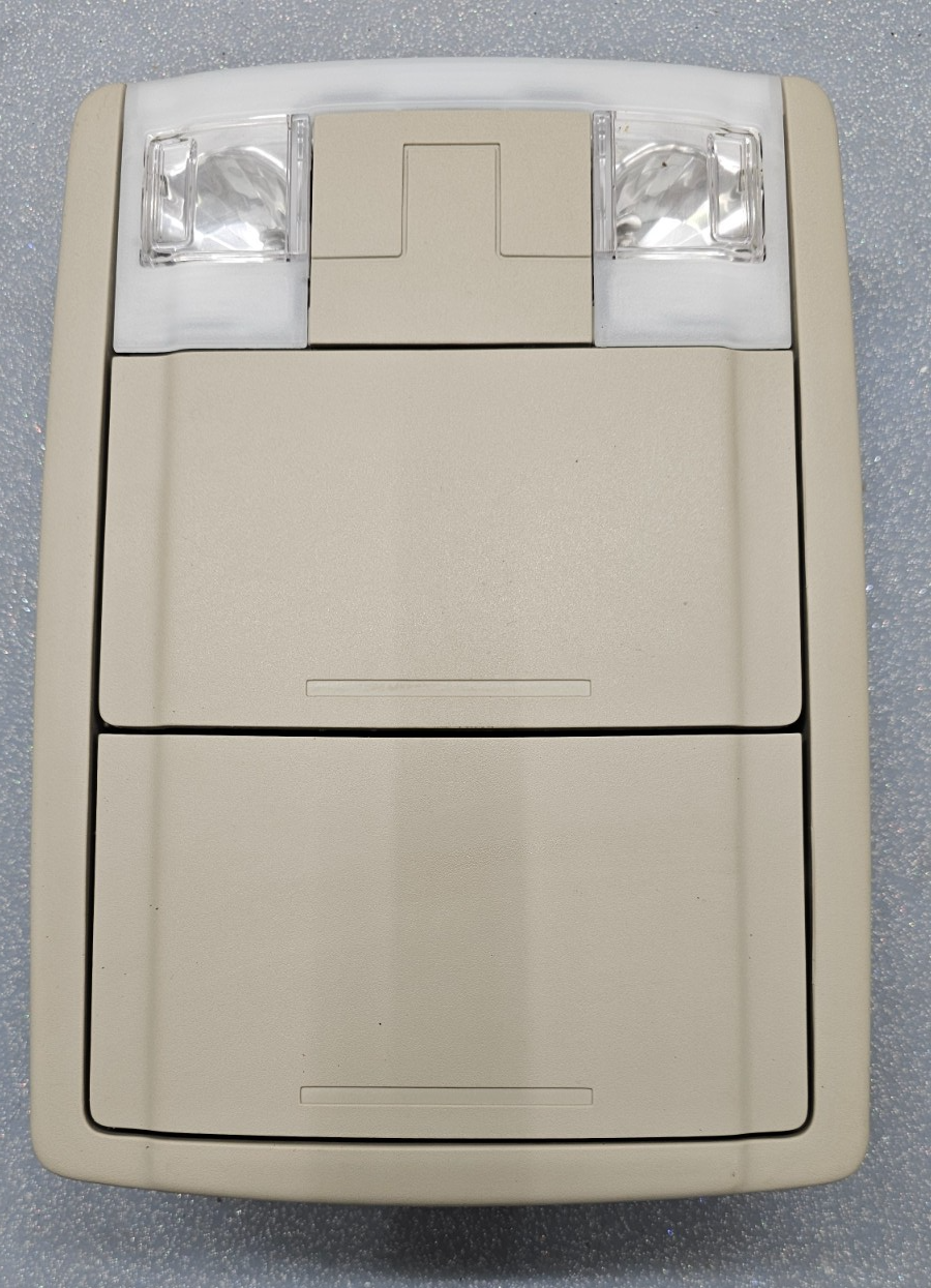 🔥07-19 F150 Expedition Taurus Edge Overhead Console Dome Map Light Storage Tan