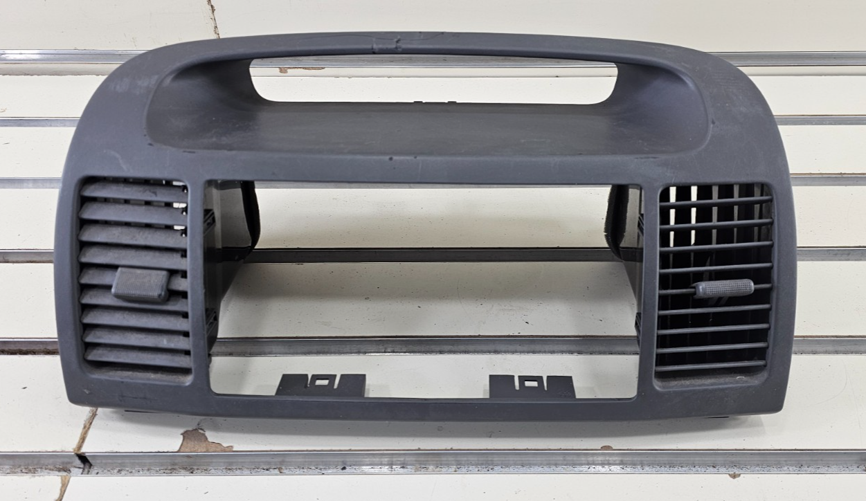 🔥02-06 Toyota CAMRY Dash RADIO BEZEL Center Air Vents CLOCK Trim GRAY B25