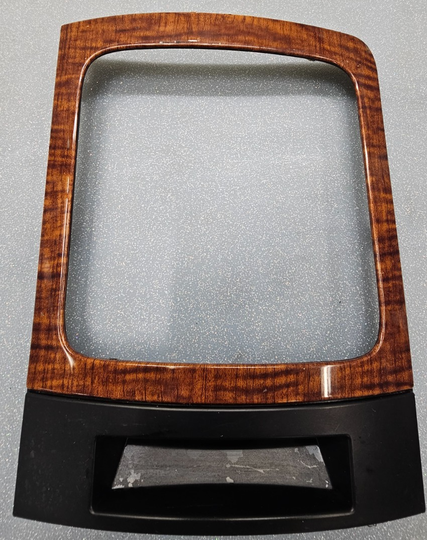 05-10 Grand Cherokee Commander Center Console Gear Shifter Indicator Bezel Wood