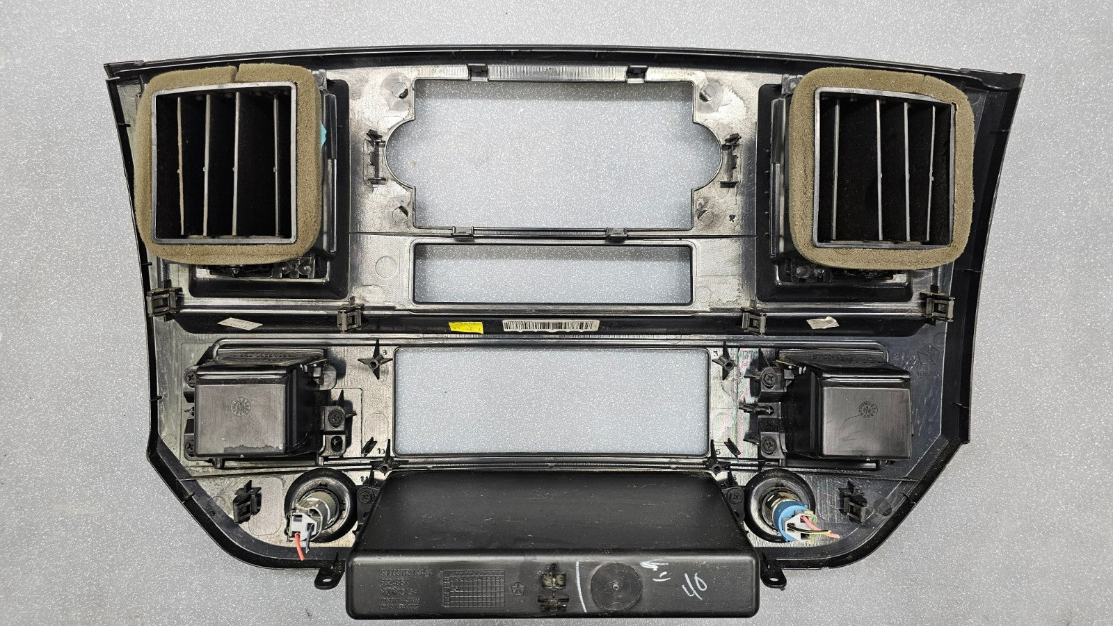 🔥06-08 Dodge RAM Dash RADIO Stereo Bezel Climate Trim Panel Black