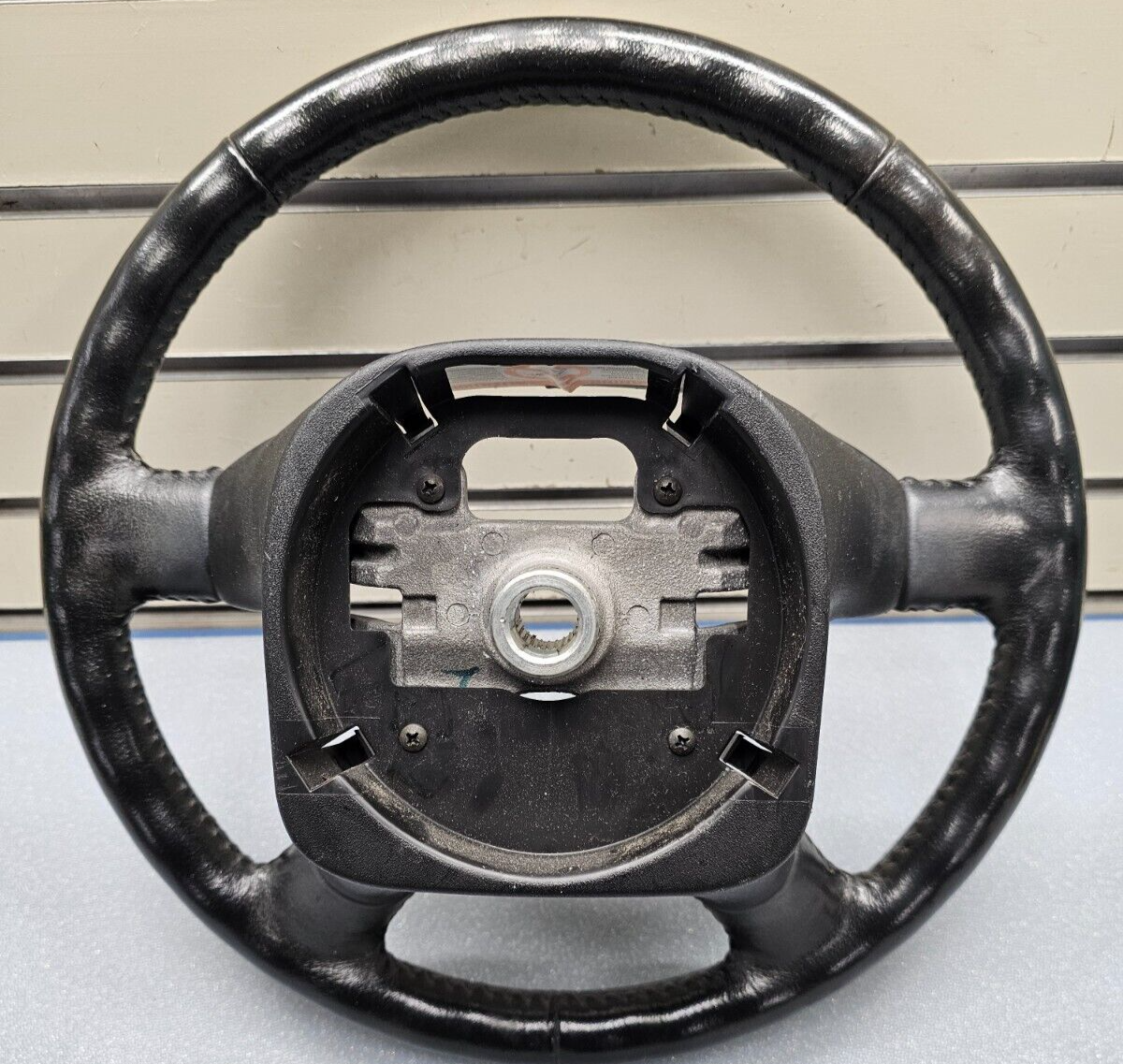 🔥02-05 Explorer Left Driver Steering Column Wheel Leather Cuise Assembly Black