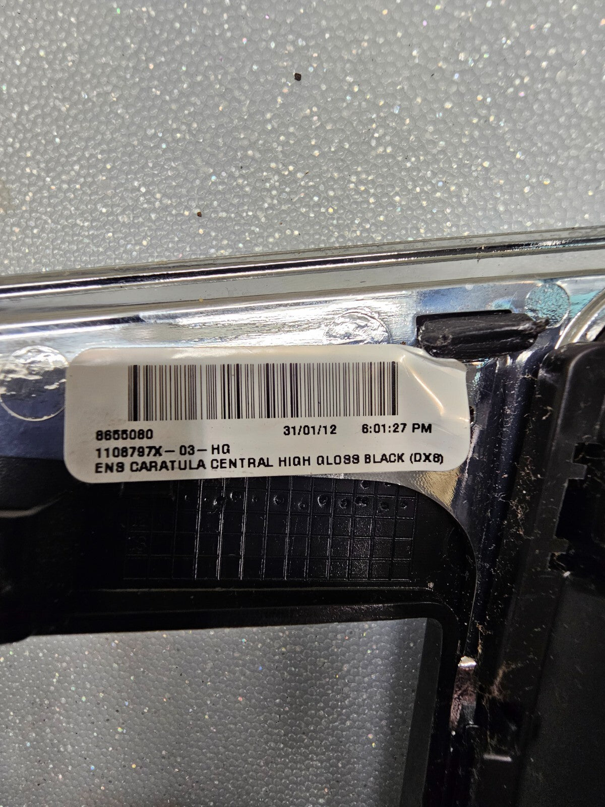 🔥11-14 Chrysler 200 Radio Climate Dash Trim Bezel with Traction Control BLACK