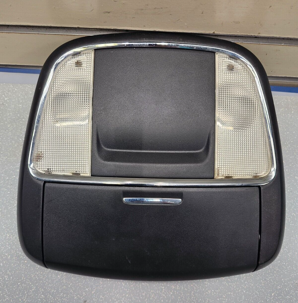 14-20 DODGE DURANGO CENTER OVERHEAD CONSOLE ROOF DOME LIGHT STORAGE COMPARTMENT