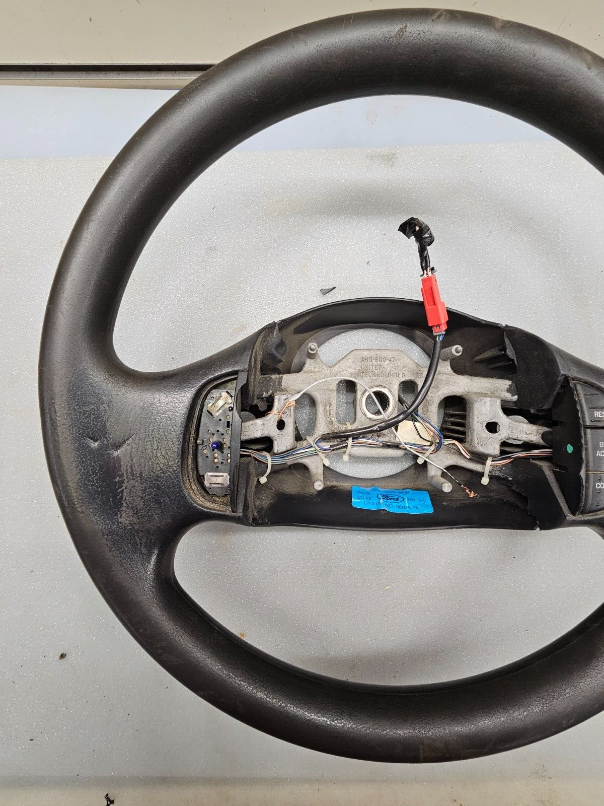 🔥1999-2007 FORD F250 F350 SUPER DUTY PICKUP Steering Wheel Leather Column Shift