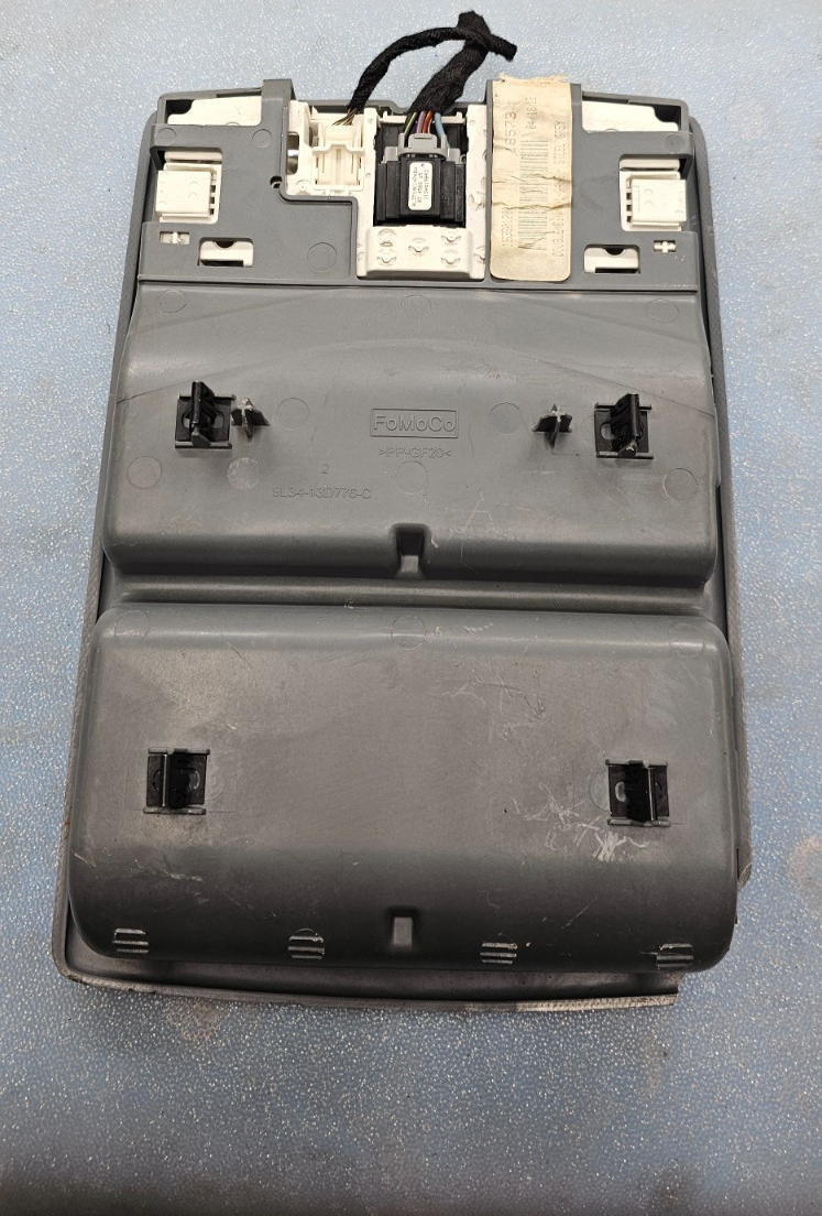 🔥07-19 EDGE TAURUS F150 FRONT OVERHEAD CONSOLE DOME LIGHT STORAGE ASSEMBLY GRAY
