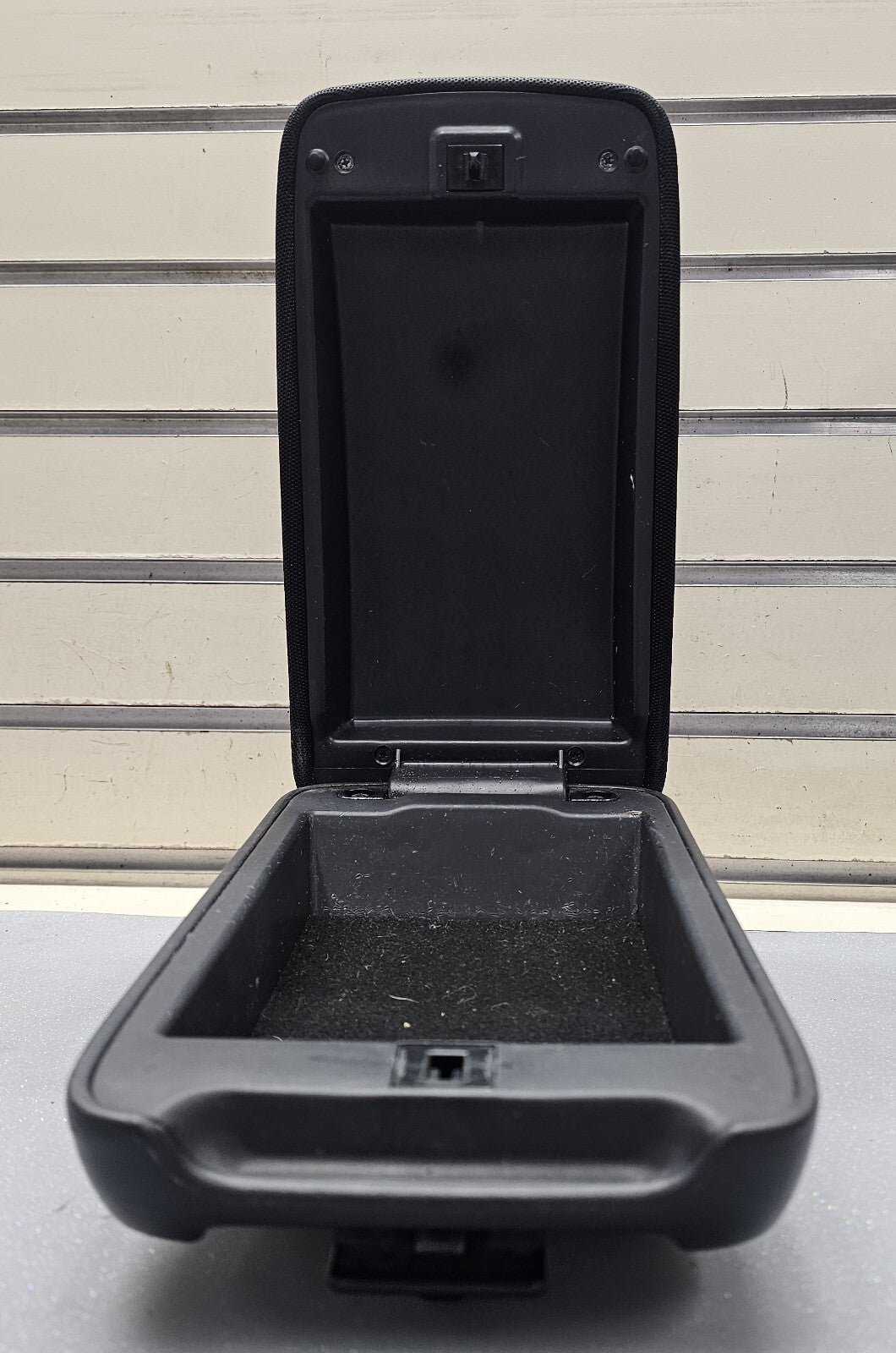 🔥2005-2010 SCION TC Center Console Lid Storage Assembly Armrest Black Cloth OEM
